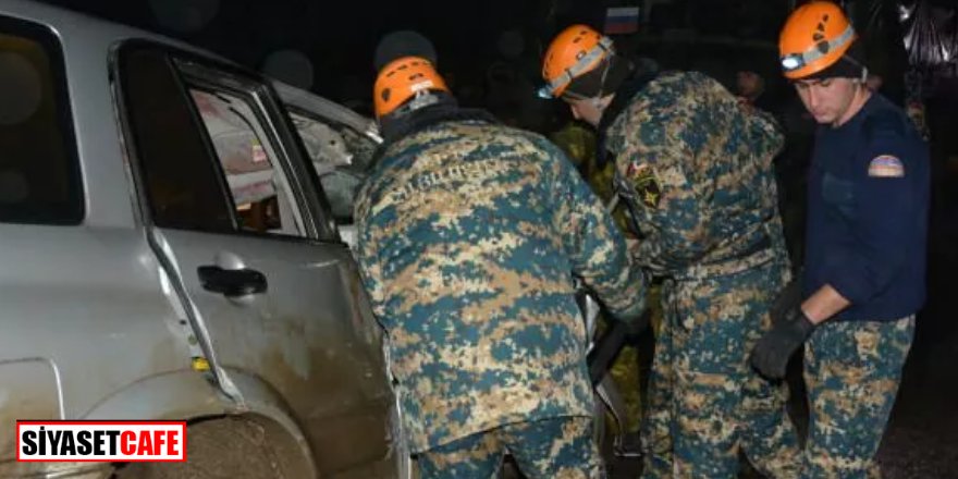 Karabağ'da Rus Barış Gücü'ne ait askeri araç sivil araca çarptı: 2 ölü