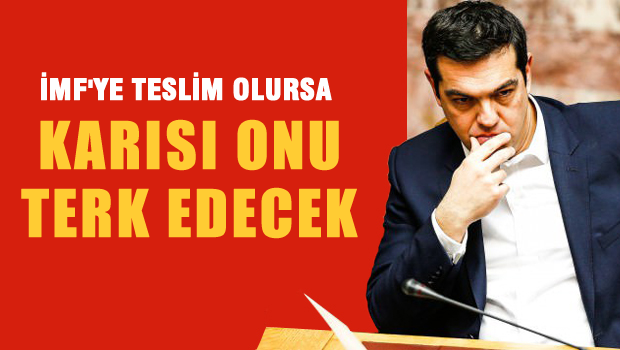 IMF ile anlaşırsa karısı terk edecek