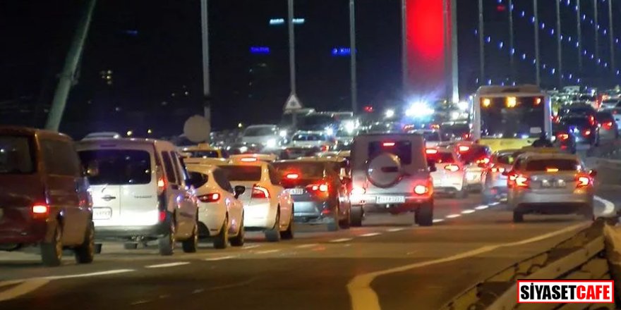 İstanbul’da trafik yoğunluğu! Yüzde 72 seviyelerine yükseldi