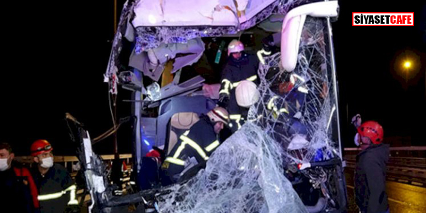 Düzce'de yolcu otobüsü kaza yaptı: 16 yaralı