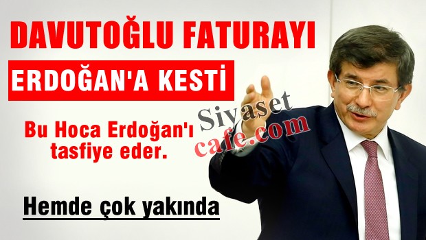 Davutoğlu'nun toplantısında fatura Erdoğan'a kesildi