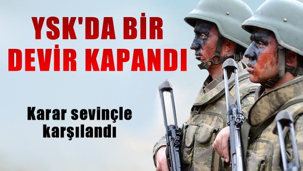 Orduda bir devir kapandı
