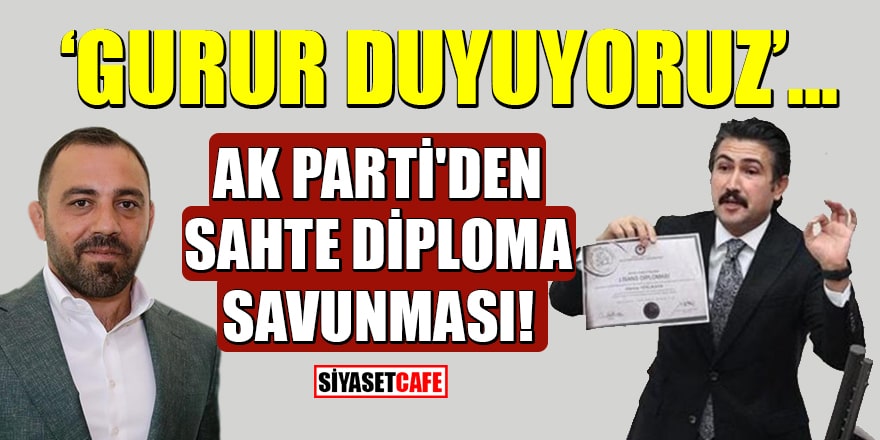 AK Parti'den Hamza Yerlikaya'nın sahte diplomasıyla ilgili ilk savunma: "Gurur duyuyoruz"...