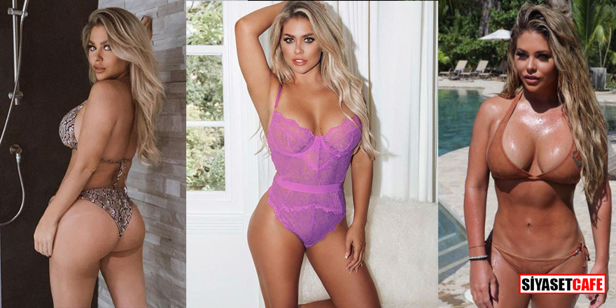 Efsane futbolcunun kızı iç çamaşırlı pozuyla nefesleri kesti