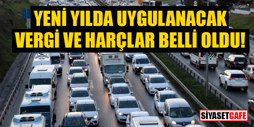 2021 Motorlu Taşıt Vergisi ücretleri belli oldu