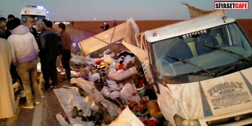Mardin'de işçileri taşıyan kamyonet şarampole yuvarlandı: 32 yaralı