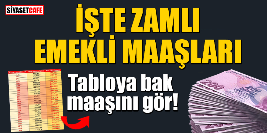 2020 enflasyonu belli oldu! İşte zamlı emekli maaşları