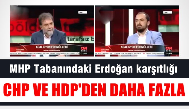 MHP Tabanında Erdoğan Karşıtlığı, HDP Karşıtlığından Daha Güçlü!'