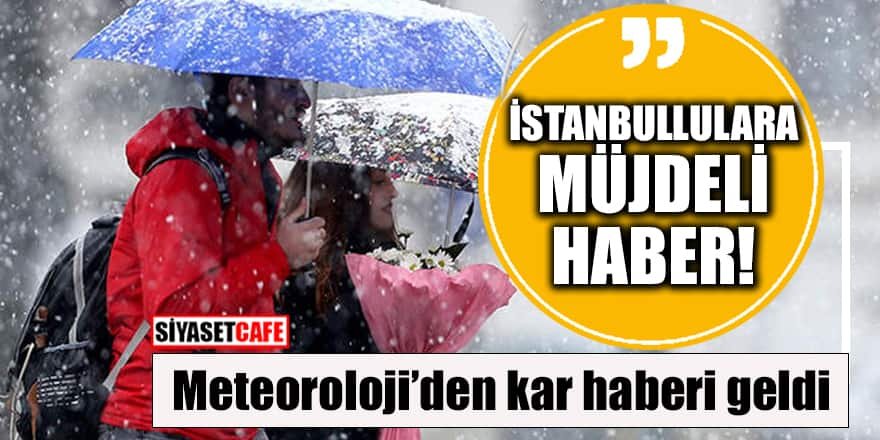 Meteoroloji'den son dakika açıklaması: İstanbul'a kar geliyor