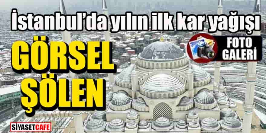 Yılın ilk kar yağışından güzel manzaralar