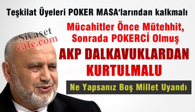 Şevki Yılmaz: AKP Dalkavuklardan Kurtulmalı