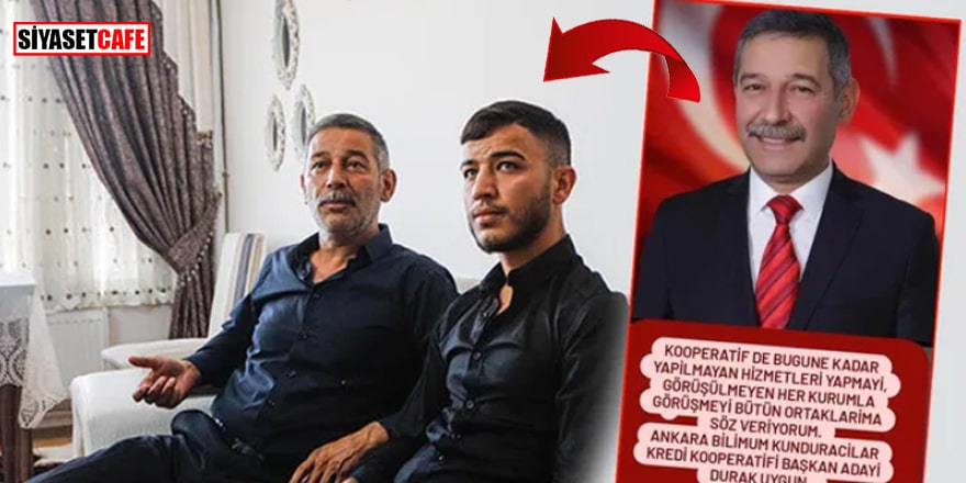 Ümitcan Uygun'un babası 'Beni başkan yapın' diyerek oy istedi!
