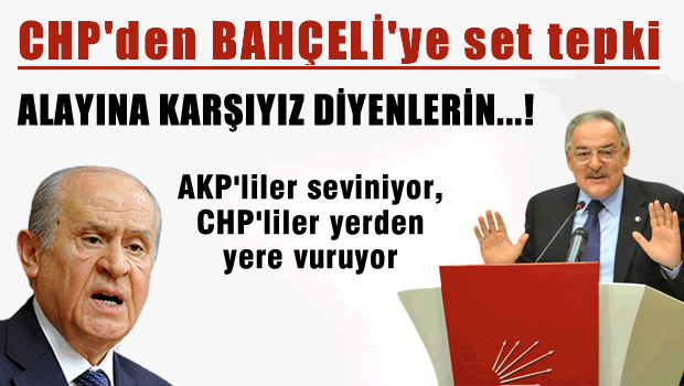 CHP'den MHP'ye Sert Tepki