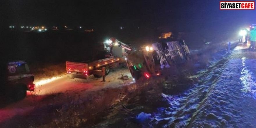 Konya'da feci trafik kazası: 5 ölü, 35 yaralı