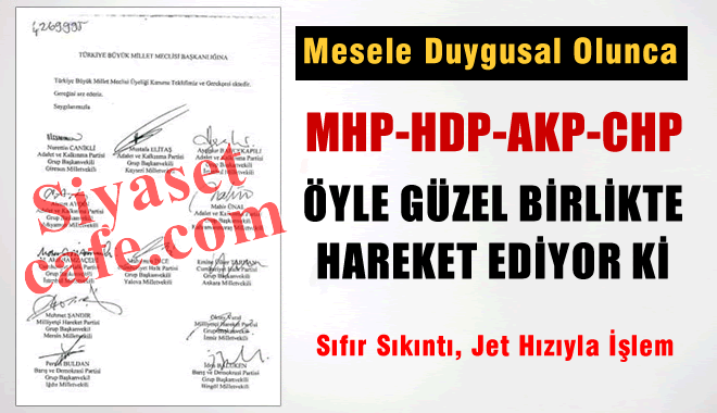 İşte Meclis'te MHP ve HDP'yi Birleştiren YASA TASARISI