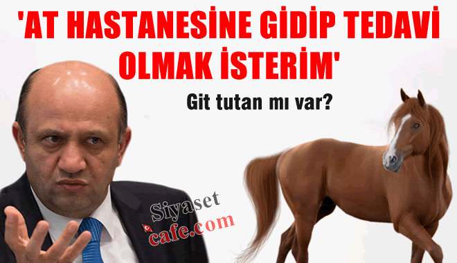 His'li Bakan: 'At Hastanesine Gidip Tedavi Olmak İsterim'