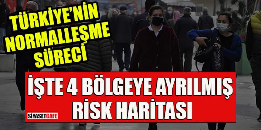 Türkiye'nin koronavirüs risk haritası belli oldu