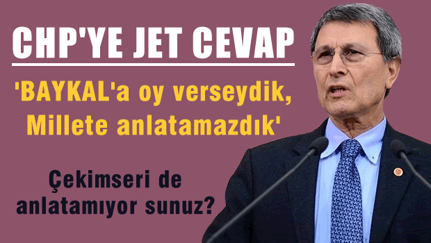 MHP'den Baykal'a cevap