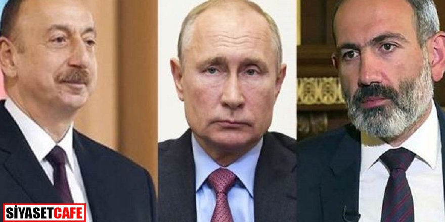 Putin, Aliyev ve Paşinyan ile görüştü