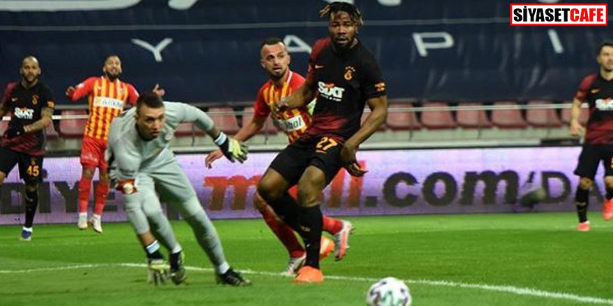3 golle 3 puan: Kayserispor 0-3 Galatasaray