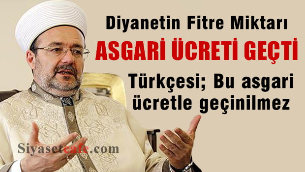 Diyanet'in fitre miktarı, 'asgari' maaşı geçti!
