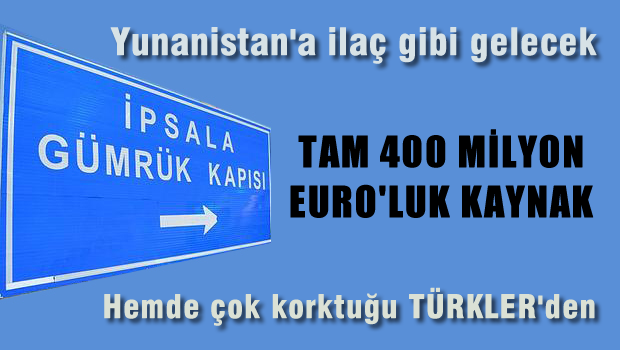 Yunanistan'a '400 milyon euroluk' can simidi