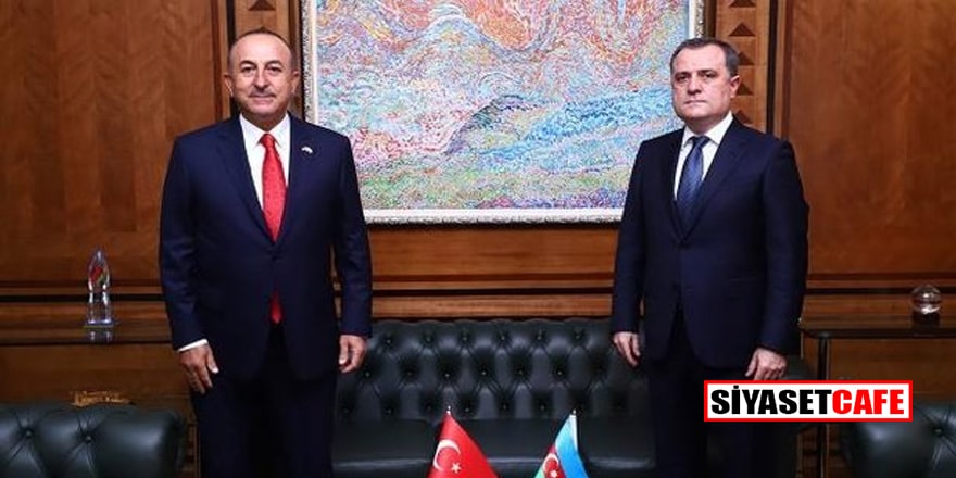 Dışişleri Bakanı Mevlüt Çavuşoğlu kardeş mevkidaşı Bayramov'la görüştü
