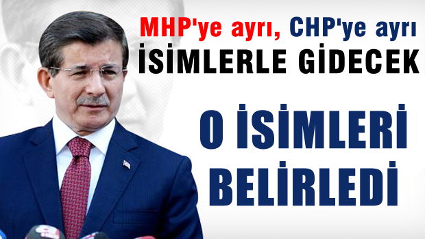 Davutoğlu CHP ve MHP ile görüşecek heyetlerle toplantı yaptı