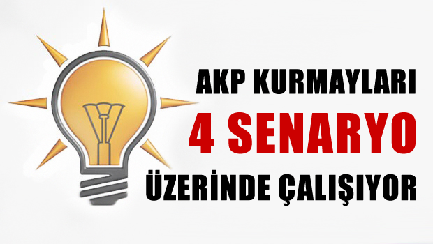 AKP, 4 senaryo üzerinde çalışıyor