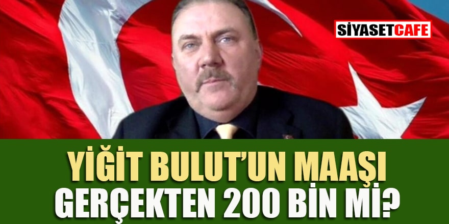 Yiğit Bulut '200 bin lira maaş alıyor' iddiası