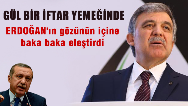 Erdoğan'ın da Katıldığı Programda Abdullah Gül'den Flaş Açıklamalar
