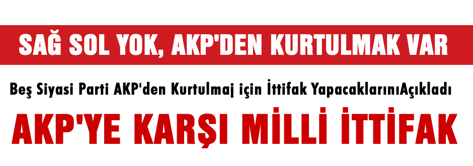 Bitlis'te AKP'ye karşı Milli ittifak