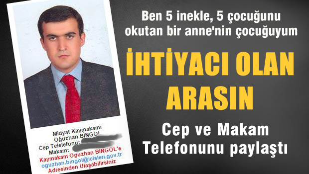 Kaymakam bürokrasiyi sıfırladı