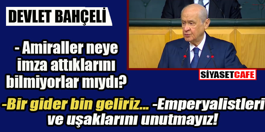 MHP lideri Bahçeli'den önemli açıklamalar