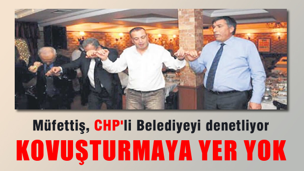 Müfettiş CHP'li Belediyeyi denetliyor