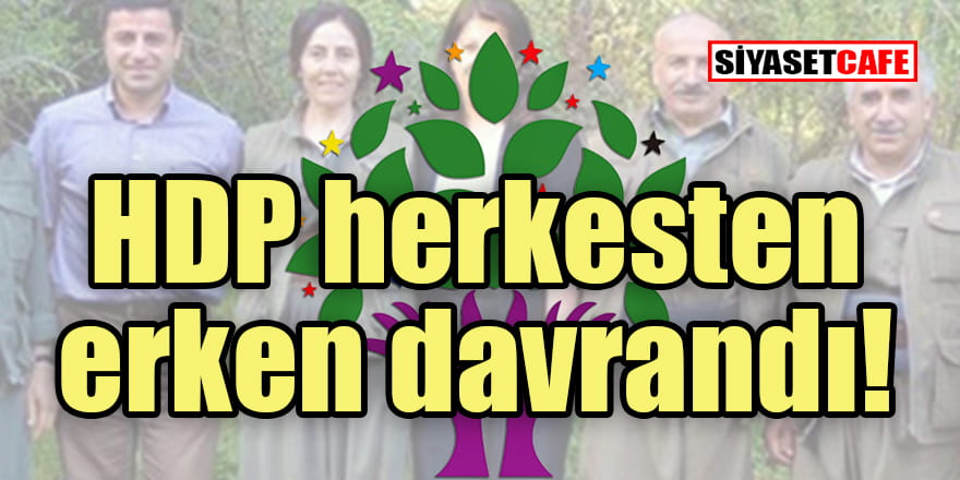 HDP tüm düşmanlardan hızlı davrandı! Türkiye'ye 'soykırım' iftirası