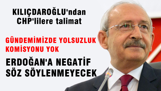 CHP'den bir dizi talimat