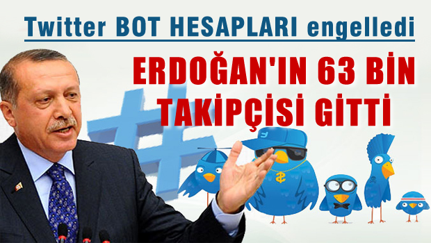 Twitter bot hesapları engelledi, hesabından bir günde 63 bin kişi gitti
