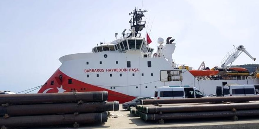 'Barbaros Hayrettin Paşa' sismik araştırma gemisi Filyos Limanı'na geldi