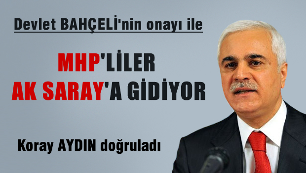 Bahçeli'nin onayıyla MHP'liler Ak-Saray'a Gidiyor