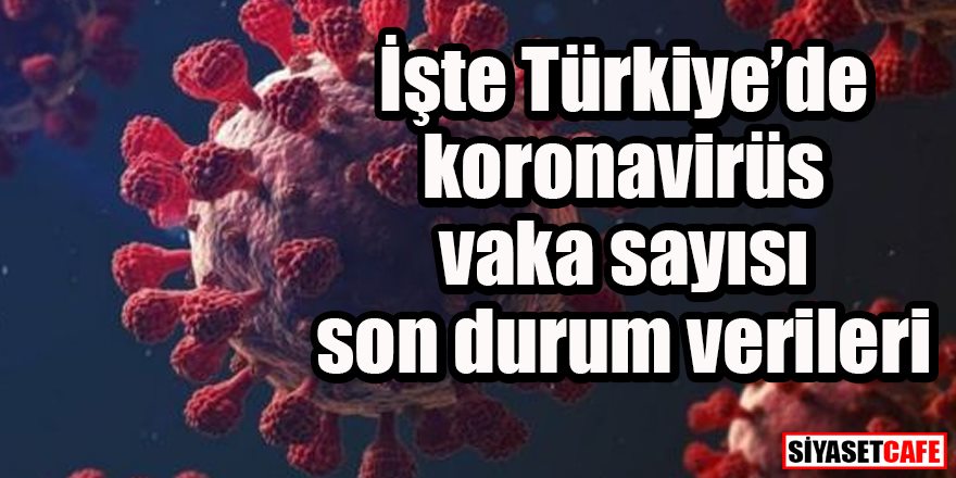 Türkiye’nin 8 Mayıs 2021 koronavirüs tablosu açıklandı