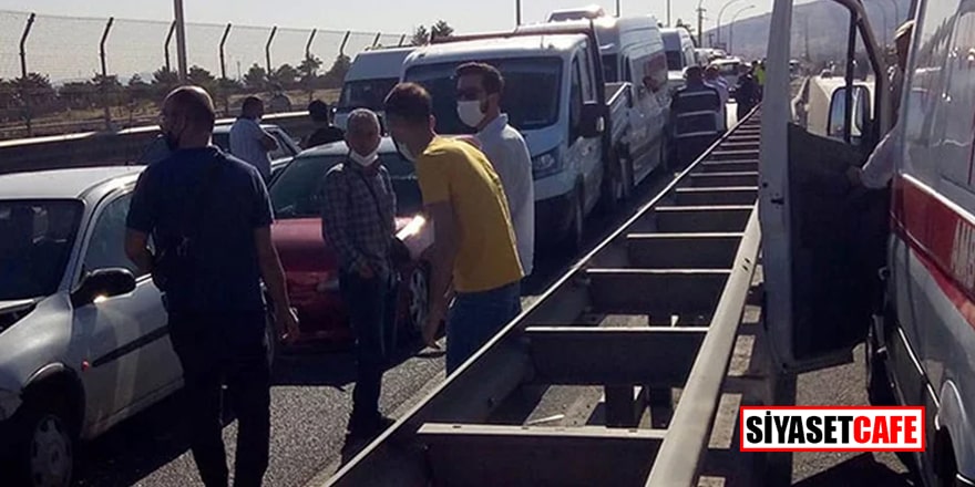 Malatya'da korkunç kaza: 9 araç birbirine girdi! 21 yaralı