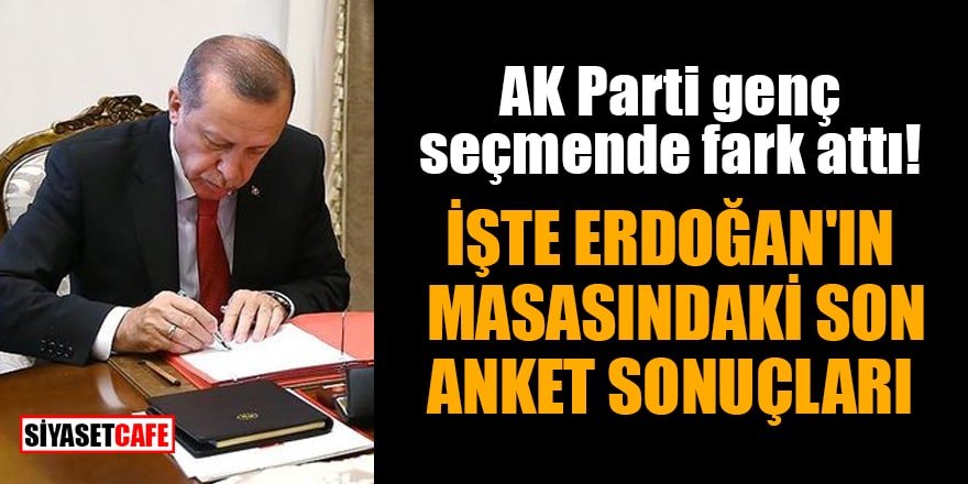 AK Parti genç seçmende fark attı! İşte Erdoğan'ın masasındaki son anket sonuçları