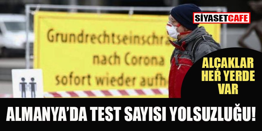 Almanya'da koronavirüs test sayısını fazla gösteren şirketlere soruşturma