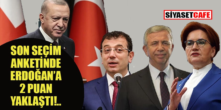 Erdoğan'a 2 puan yaklaşan lider kim? İşte son Optimar anketi...