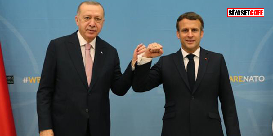 NATO Zirvesi'nde Erdoğan'la bir araya gelen Macron'dan ilk açıklama!