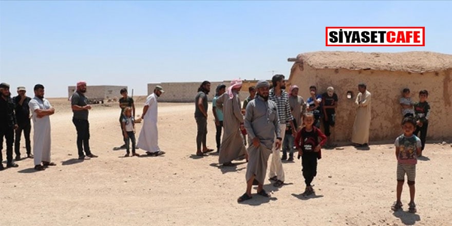 Tel Abyad halkı, terör örgütü YPG/PKK'nın sivil yerleşimleri hedef almasını protesto etti