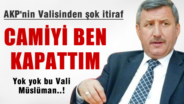 Kütahya Valisi 'Paralel' diye cami kapatmış
