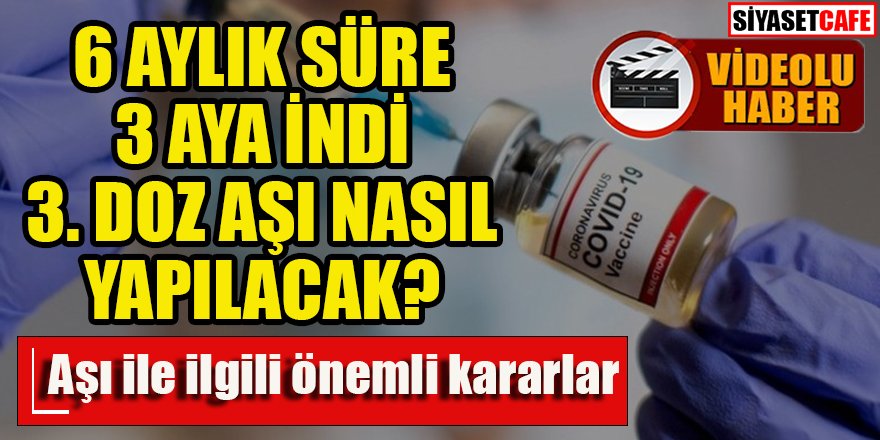 Bakan Koca duyurdu: Aşı ile ilgili önemli kararlar