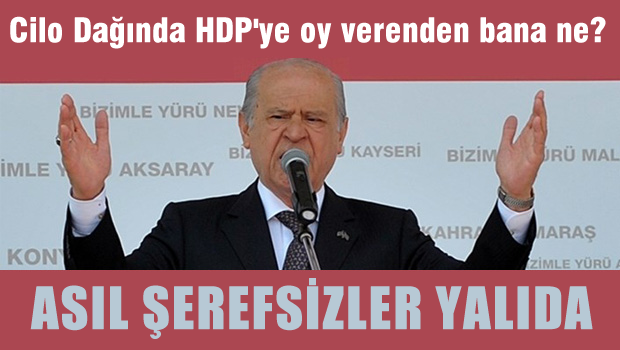 Devlet Bahçeli: Asıl şerefsiz yalıda